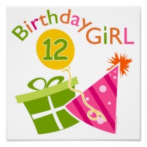 birthday for 12 year girl